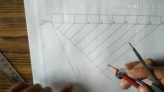 How to draw plan scale  साधारण मापनी बनाने का तरीका [upl. by Lenej362]