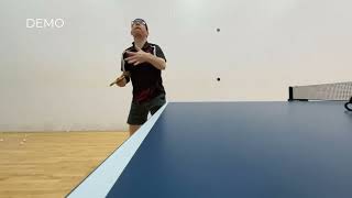 Table Tennis Ghost Serve Short Underspin [upl. by Nicolea]