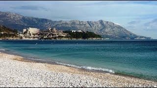 Beach Slovenska plaža Budva  Montenegro [upl. by Hollyanne390]