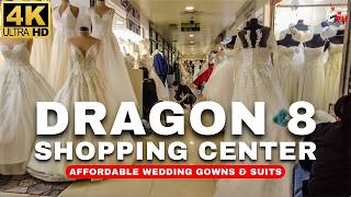 4K MOST AFFORDABLE WEDDING GOWNS amp SUITS  Dragon 8 Shopping Center Divisoria [upl. by Llehsar463]