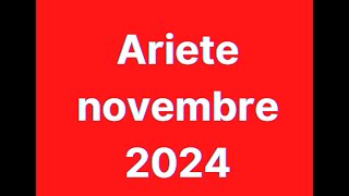 Ariete novembre 2024 [upl. by Fleck]