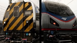 TSW  Back to Front  Amtrak exMetroliner Cab Control Car 1080p60FPS [upl. by Onidranreb]