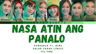 Nasa Atin Ang Panalo  Puregold ft BINI Color Coded Lyrics  Fil  Eng [upl. by Cassella642]