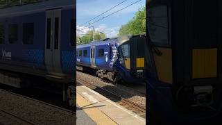 385044 leaves Wishaw train scotrail railway [upl. by Fabiano728]