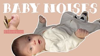 Baby noisescooing it will make you happy6months old [upl. by Neerod]