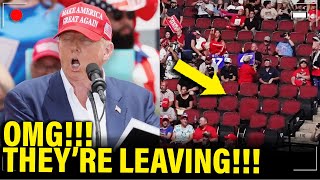 Watch TRUMP LOSE IT as Audience WALKS OUT OF RALLY [upl. by Thibaut21]