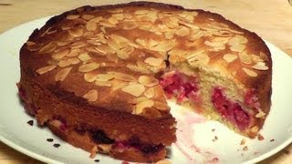 Raspberry Bakewell Tart How to Make cake recipe [upl. by Anhsirk]