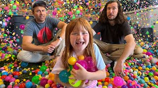 RAiNBOW EXPLOSiON with Mark Rober and Adley Crazy Science Day at Crunchlabs Rockets amp ice cream [upl. by Winnifred]