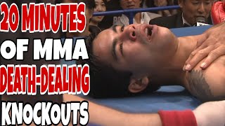 20 Minutes of Death Dealing MMA Knockouts [upl. by Merell]