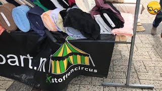 STOFFENCIRCUS  Großer holländischer Stoffmarkt in Hameln [upl. by Llemmart979]