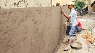 Excellent Plastering TechniquesWall Accurately Plastering methodMasonry work [upl. by Tamer149]