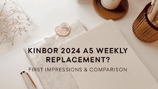 2024 Kinbor A5 Weekly replacement  An undated version first Impressions and comparison [upl. by Dodi587]