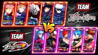 ¡TEAM JUJUTSU KAISEN vs TEAM KOF ¡BATALLA LEGENDARIA  MOBILE LEGENDS [upl. by Essirehs888]