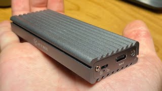 ICY BOX M2 NVMe USB TypeC Enclosure Review [upl. by Nap]