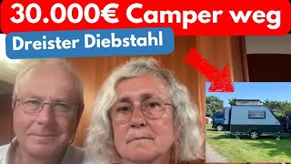 FAHNDUNG Dreister Camper Diebstahl gestern 30000 € Schaden  Wer kann sachdienliche Hinweise geben [upl. by Eceerahs]