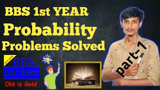 Probability  bbs 1st years  Full class  Nepali  all solutions [upl. by Wolfson]