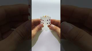 How to make squishy dice🎲DIY Squishy music Dice withNano Tapediy nanotape shorts [upl. by Eednak]