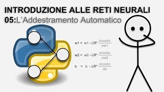 Introduzione Alle Reti Neurali 05 LAddestramento Automatico [upl. by Harper]