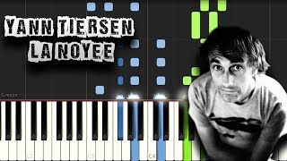 Yann Tiersen  La Noyée  Piano Tutorial Synthesia Download MIDI [upl. by Nilya586]