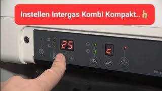 Instellen Intergas Kombi Kompakt 2824 Cw4 cvketel [upl. by Vyse]