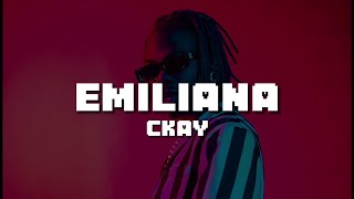 Ckay  Emiliana  Lyrics [upl. by Alehtse]