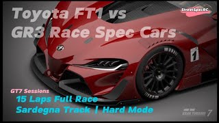 Toyota FT1 vs Group 3 Race Cars  StreetSpecRC GT7 Sessions [upl. by Ainek]