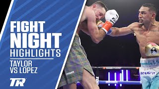 Teofimo Lopez Upsets Josh Taylor to Win Jr Welterweight Title  FIGHT HIGHLIGHTS [upl. by Notsnorb]