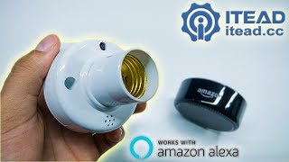 TECH ROOM EP 2 Slampher Smart Light Bulb Holder  iTead Works with Amazon Alexa [upl. by Thaxter25]