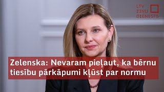 Kā Ukraina spēj pārdzīvot šo laiku kur tauta ņem spēku Ekskluzīva saruna ar O Zelensku latviski [upl. by Yrellih]