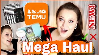 TEMU HAUL ZAKUPOWY🔥Pedzle do makijażu z temu viralowy kalendarz  Beauty i home haul TEMau [upl. by Volpe]