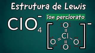 Como Escrever a Estrutura de Lewis CORRETA para o íon perclorato [upl. by Narine]