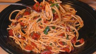 Spaghetti alla Puttanesca with Michaels Home Cooking [upl. by Geerts]