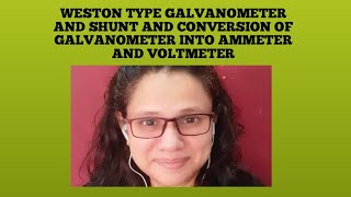 Weston type galvanometer and shunt and conversion of galvanometer into ammeter and voltmeter [upl. by Sikes86]