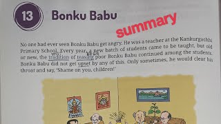 v quotBonku Babuquot  summary  English  Reader  literature  trending  class 5  Viva Real English [upl. by Luthanen]