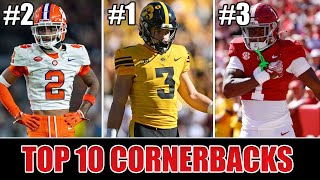 Top 10 CORNERBACKS In The 2024 NFL Draft  Post Season Rankings [upl. by Nesral]