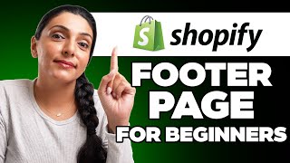 How to Create a Professional Shopify Footer Page For Beginners 2024 [upl. by Chilton257]