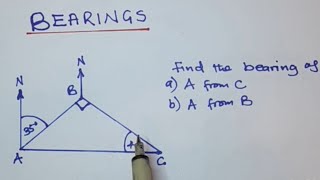 Maths bearings explained [upl. by Arised]