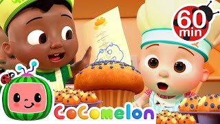 Muffin Man Song  Bake with JJ and Cody  CoComelon Nursery Rhymes amp Kids Songs [upl. by Ymerej]