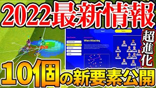 【大量新要素】遂に次回作の最新動画が公開！超進化する戦術設定や新たな操作も？！予告されていたeFootball™ウイイレ2022最新情報【ウイイレアプリ2021】 [upl. by Einaoj421]