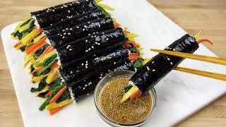 Mini kimbap and dipping sauce recipe [upl. by Daniela125]