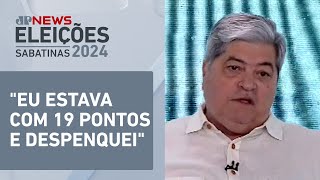 Datena quotOu sou eleito prefeito de SP ou não me candidato a mais nadaquot  SABATINA JP [upl. by Sherm]