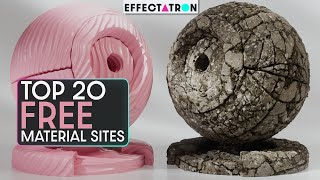 20 Sites Every 3D Artist Should Know for FREE Materials [upl. by Pollerd]