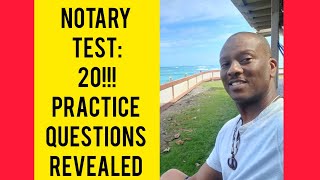 Notary Exam Revealed 20 Amazing Practice Questions [upl. by Kaila]