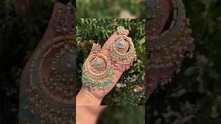 Most popular earrings 🥰 shorts ytshorts populardesign karwachauth diy explore 2024shorts [upl. by Bhatt233]