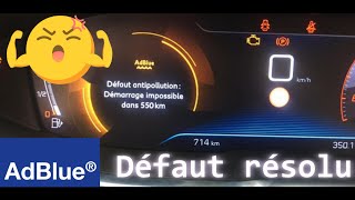 Défaut P20E8 adblue sur ma Peugeot 508 résolu  👍 [upl. by Rains]