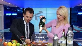 How to Make a Vodka and Champagne Christmas Punch [upl. by Sum196]