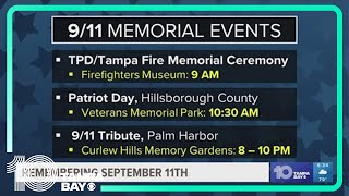 Remembering 911 across Tampa Bay [upl. by Eiffe]