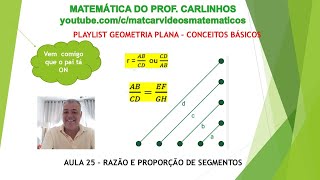 GEOMETRIA PLANA  CONCEITOS BÁSICOSAULA 25 [upl. by Fidelio370]