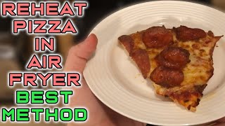 How to Reheat Pizza in Air Fryer Best Method [upl. by Elata]