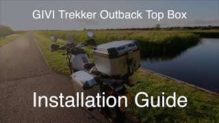 GIVI Trekker Outback Top Box INSTALLATION GUIDE [upl. by Dietrich]